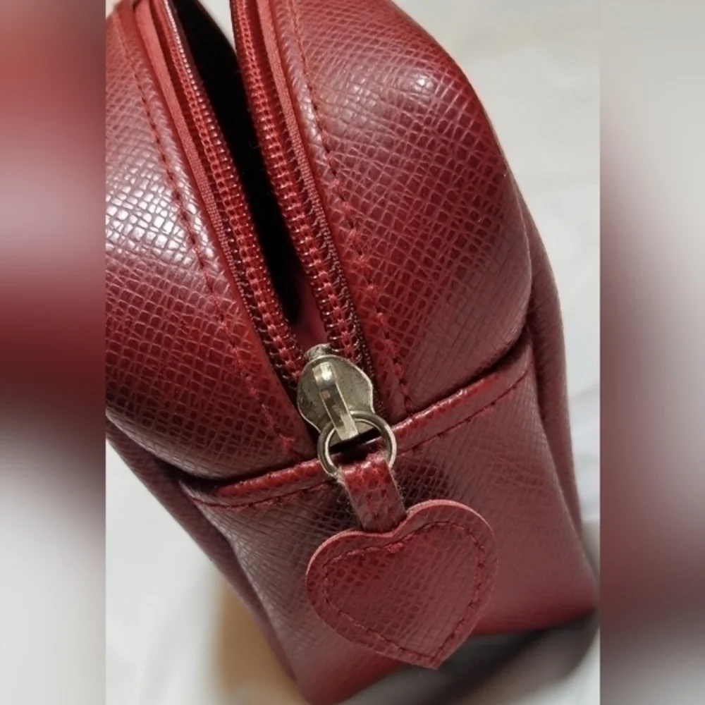Vintage Avon Heart Tug Cosmetics Bag